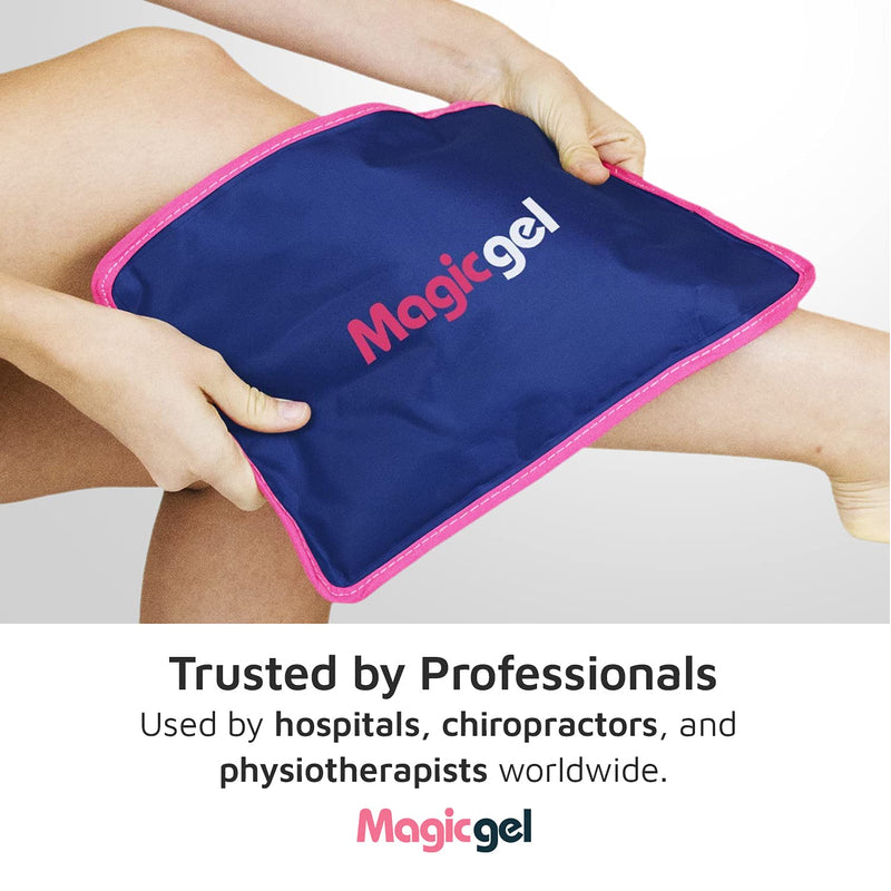 Premium Ice Pack (Reusable) - Gel Ice Pack for Icing Injuries, Pain Relief, Cold Compress for Reducing Swelling. Flexible. by Magic Gel 1 Count (Pack of 1) - NewNest Australia