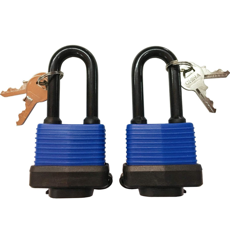 SEPOX Laminated Steel Lock 1-9/16-inch(40mm) (40mm 2 Pack Waterproof) 40mm 2 Pack Waterproof - NewNest Australia