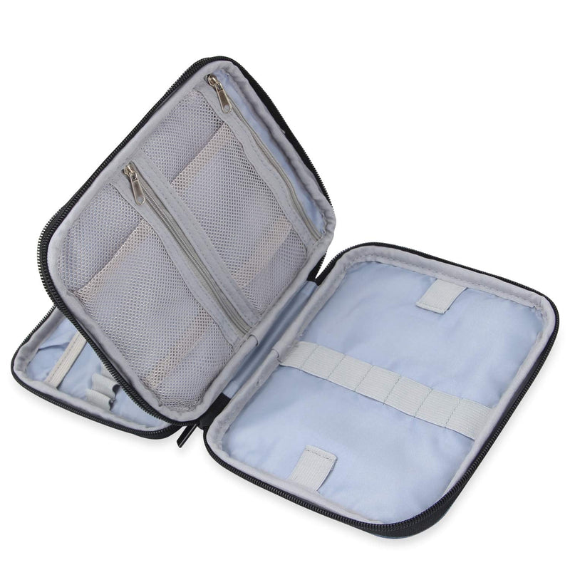 Teamoy Organizer Case for Interchangeable Circular Knitting Needles, Crochet Hooks and Knitting Accessories, Keep All in One Place and Easy to Carry, Blue (No Accessories Included) Small - NewNest Australia
