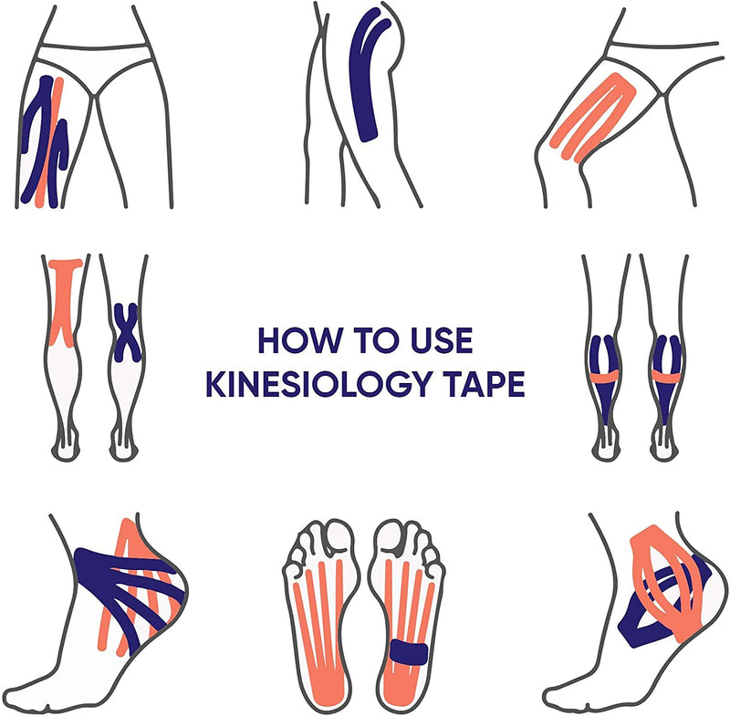 Kinesiology Tape 5m Roll - Sports Tape for Knee & Muscle Support - Multi Purpose Kinesiology Tapes, Body Tape, Boob Tape, Trans Tape, K Tape, Athletic Tape - Beige - NewNest Australia