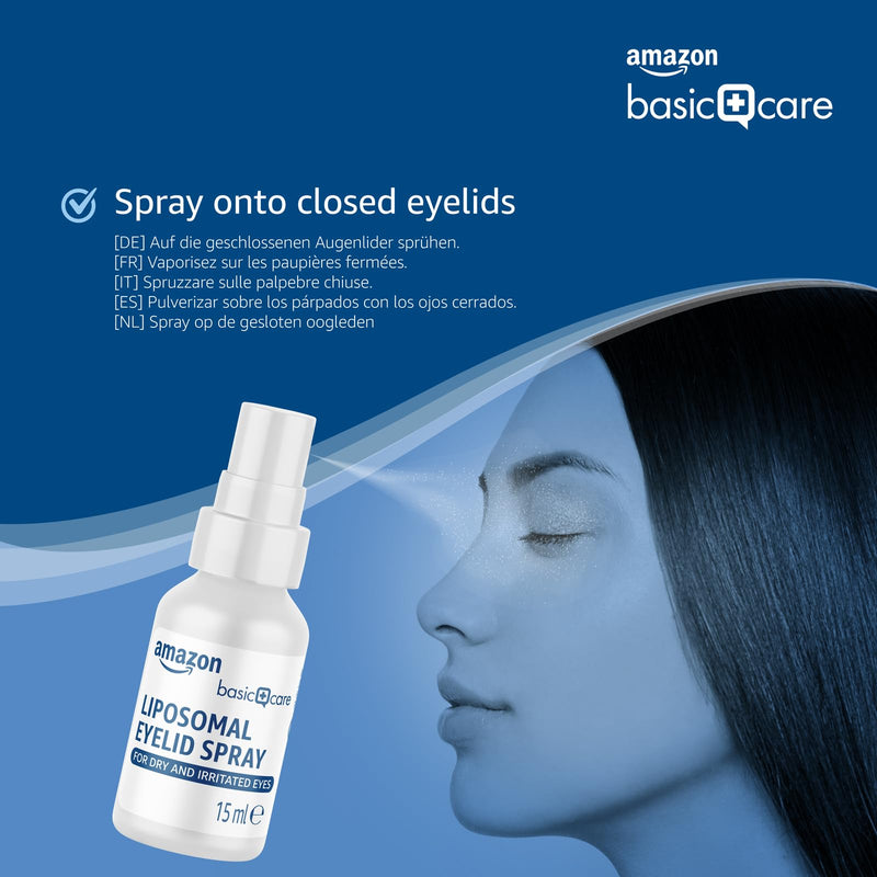 Amazon Basic Care Liposomal Spray for Dry and Irritated Eyes, 15ml - NewNest Australia