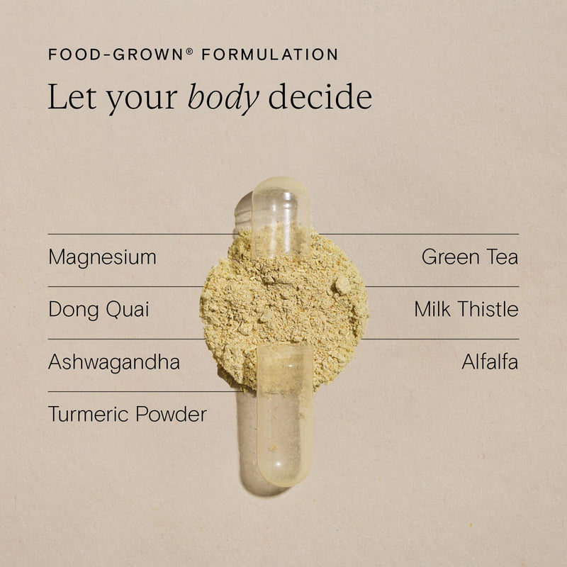 WILD NUTRITION Menopause Complex | Menopause Supplements to Support Hormonal Balance for Women | Magnesium, Ashwagandha, and Turmeric to Promote Healthy Bones, Muscles, and Joints | 60 Capsules - NewNest Australia