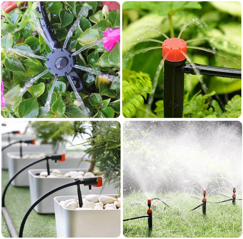 Yulaiyoen Drip Irrigation Hose Connectors,1/4 Inch Drip Irrigation Tubing x 3/4 FHT Swivel Garden Faucet Adapter, Convert 3/4" Garden Hose to 1/4" Drip Pipe for Irrigation Kits (3-Pack) 3/4 to 1/4 inch Faucet Adapter - NewNest Australia