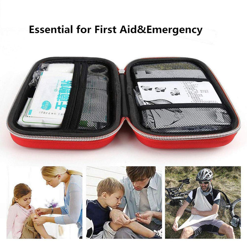 Lifesport First Aid Kit, First Aid Kit, Emergency Bag, Medical Bag, Small, Compact, Perfect Design For Home, Car, Camping, Hunting, Travel, Nature And Sports (Red) - NewNest Australia