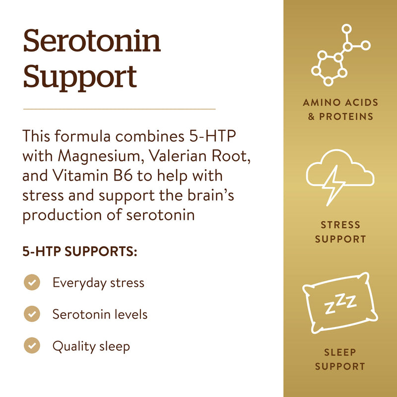 Solgar, 5-HTP 100 mg, 90 Vegetable Capsules - NewNest Australia