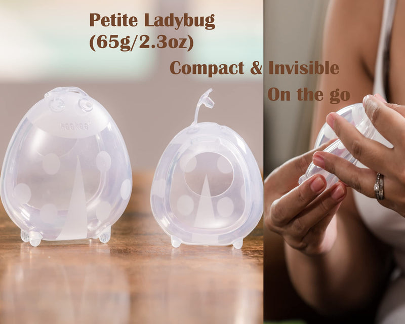 haakaa Ladybug Milk Collector 1.4oz/40ml - Wearable Nursing Cups | Soft Breast Shells | Breastmilk Saver |Portable Letdown Catcher for Pumping On The Go Breastfeeding Moms, Protect Sore Nipples 1.4 Ounce -1 Count - NewNest Australia