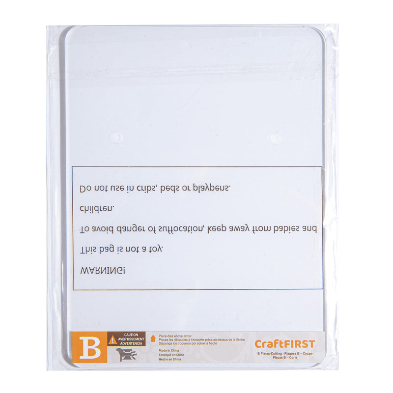 CraftFIRST Plate B for Cuttlebug Die Cutting Machine 5.87X7.75" (2 Plates) 2 Plates - NewNest Australia
