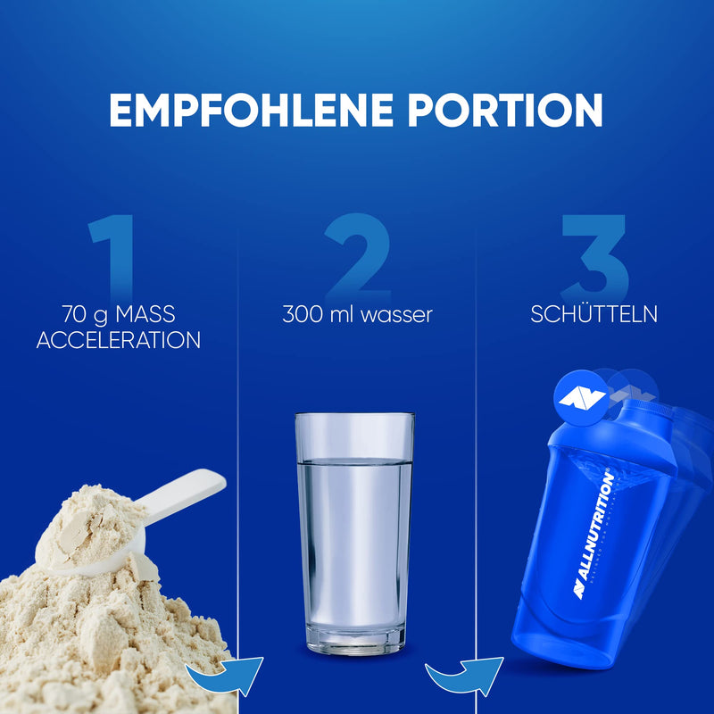 Allnutrition Mass Gainer, Nutrition Protein Powder And Carbohydrate Powder, Powder With Protein For Muscle Building, Energy, Fitness Measuring Academy 3000 G 3000G White - NewNest Australia