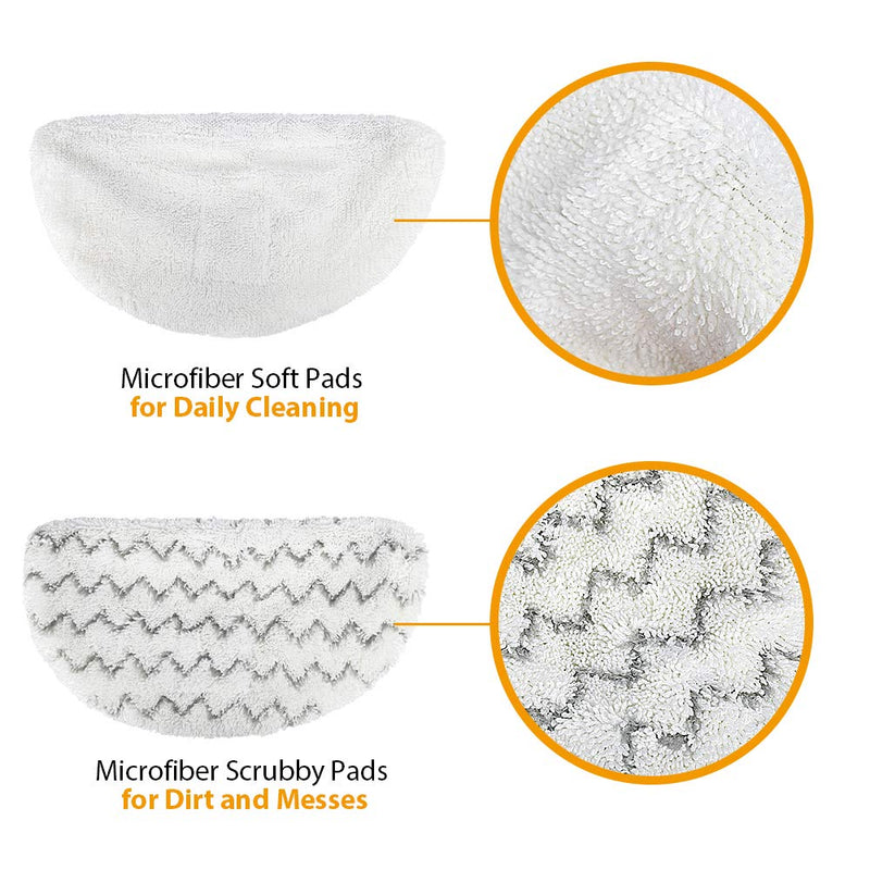 6 PCS Steam Mop Replacement Pads for Bissell Powerfresh Steam Mop Pads Compatible with 1940 1440 1544 Series 19402 19404 19408 19409 1940a 1940f 1940q 1940t 1940w - NewNest Australia