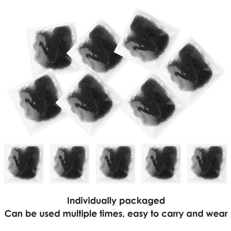Prasacco Bun Nets,20 Pcs Individual Package Invisible Hair Nets 20 Inch Reusable Nylon Hair Nets for Buns Invisible Elastic Edge Mesh for Ballet Bun Sleeping Women Wig Black - NewNest Australia