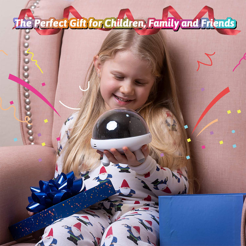 Night Light for Kids Room with Sound Machine Baby Night Light Star Projector White Noise Machine for Sleeping Soother Nursery Lamp 9 Natural Sounds 20 Lullabies Remote Control Timer Blue - NewNest Australia