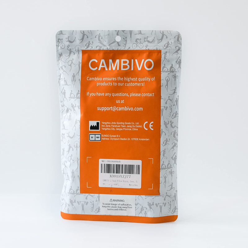 Cambivo Elbow Support X 2, Tennis Elbow Bandage For Men And Women, Elbow Suitable For Arthritis, Tendonitis, Elbow Pads For Sports, Golfer'S Elbow And Tennis Elbow - NewNest Australia