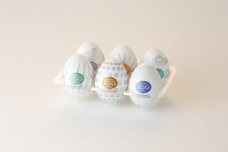 TENGA EGG-VP6(2) Easy Beat EGG Portable Male Masturbator Variety Pack, 6 Pack EGG Variety Pack - Hard Boiled - NewNest Australia