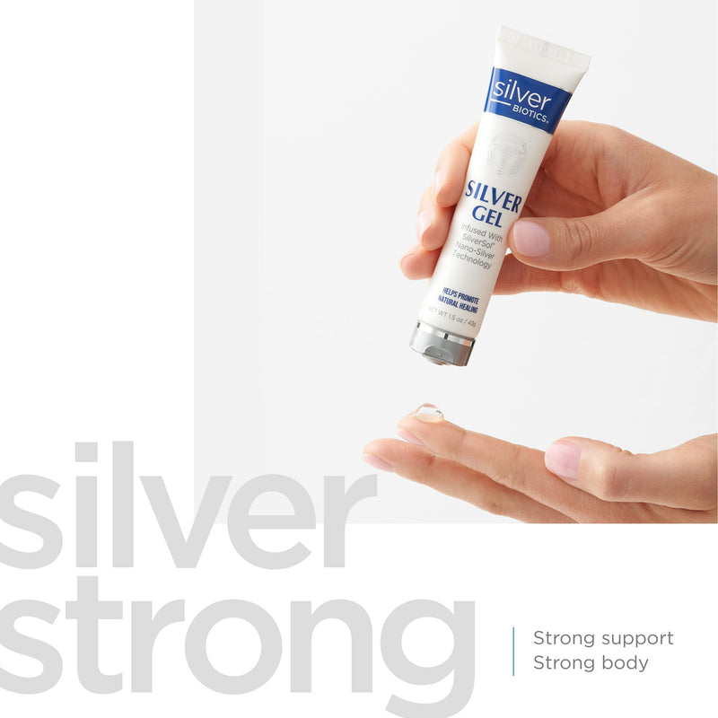 American Biotech Labs - Silver Biotics - Silver Gel - SilverSol Nano-Silver Infused Hydrogel - 4 oz. 4 Ounce (Pack of 1) - NewNest Australia