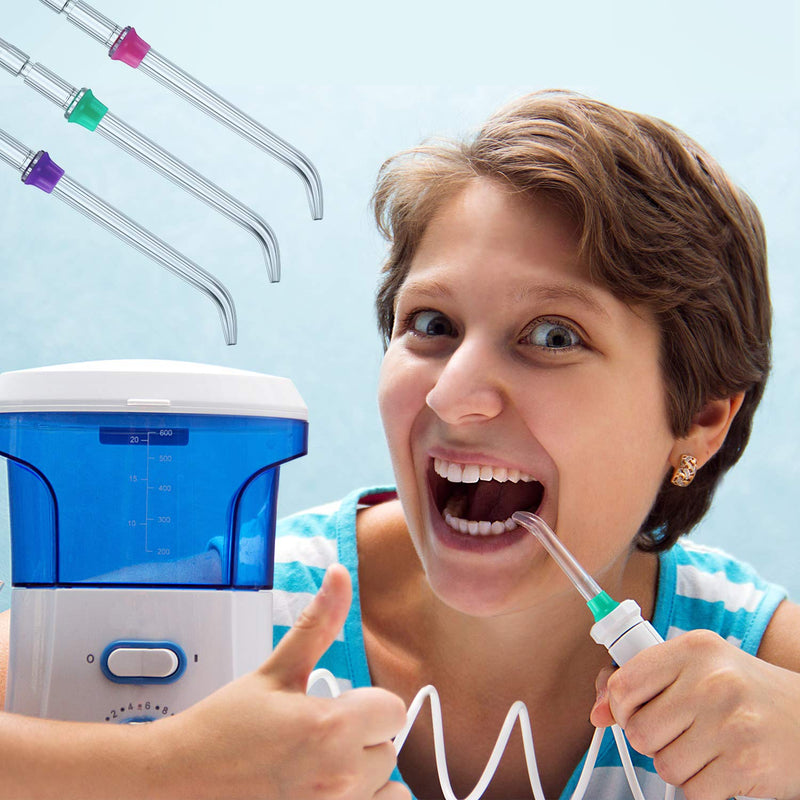 Replacement Classic Jet Tips Dental Water Jet Nozzle Accessories for Wasserpik Water Flossers (Like WP-100) and Other Oral Irrigators (6 Pieces) 6 Pieces - NewNest Australia