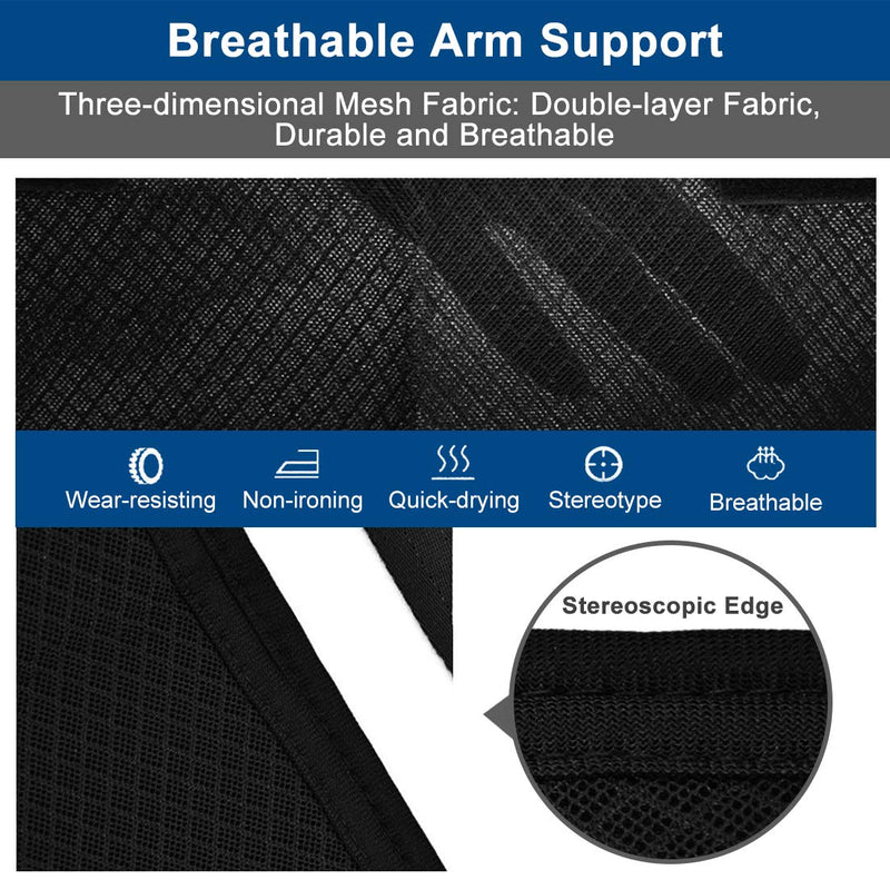 Vdsow Arm Sling - Breathable Shoulder Immobiliser Bandage For Men And Women, Adjustable Mesh Arm Sling Shoulder For Broken Arm, Elbow, Wrist Fractures And Dislocation - Black - NewNest Australia