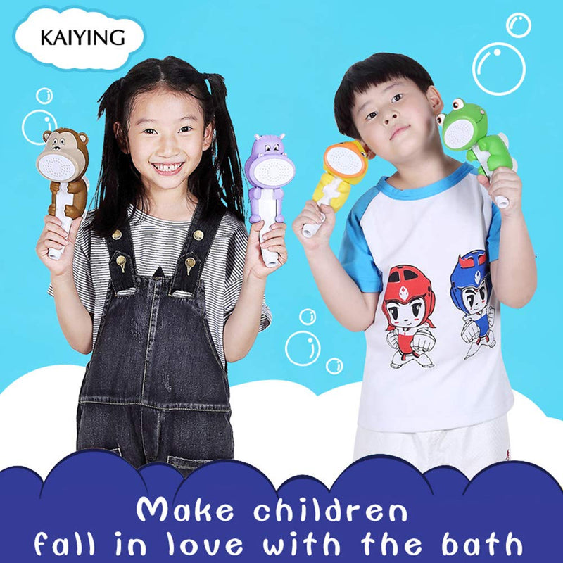 KAIYING Children's Handheld Shower Head,Cartoon Water Flow Spray Shower Head Baby Kids Toddler Bath Play Bathing Toys (O:Showerhead(Dollie)+Hose+Diverter) - NewNest Australia