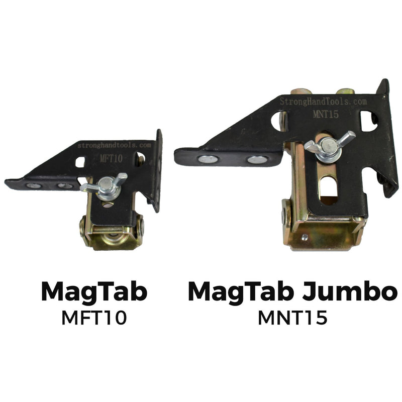 Strong Hand Tools, MagTab Jumbo, Adjustable Magnetic Tab Holder, Adjustable Magnetic V-Pad Base, Max Pull Force: 35 LBS (16 kg), Magnetic Tack Welding Tool, MNT15 Magtab Large - NewNest Australia