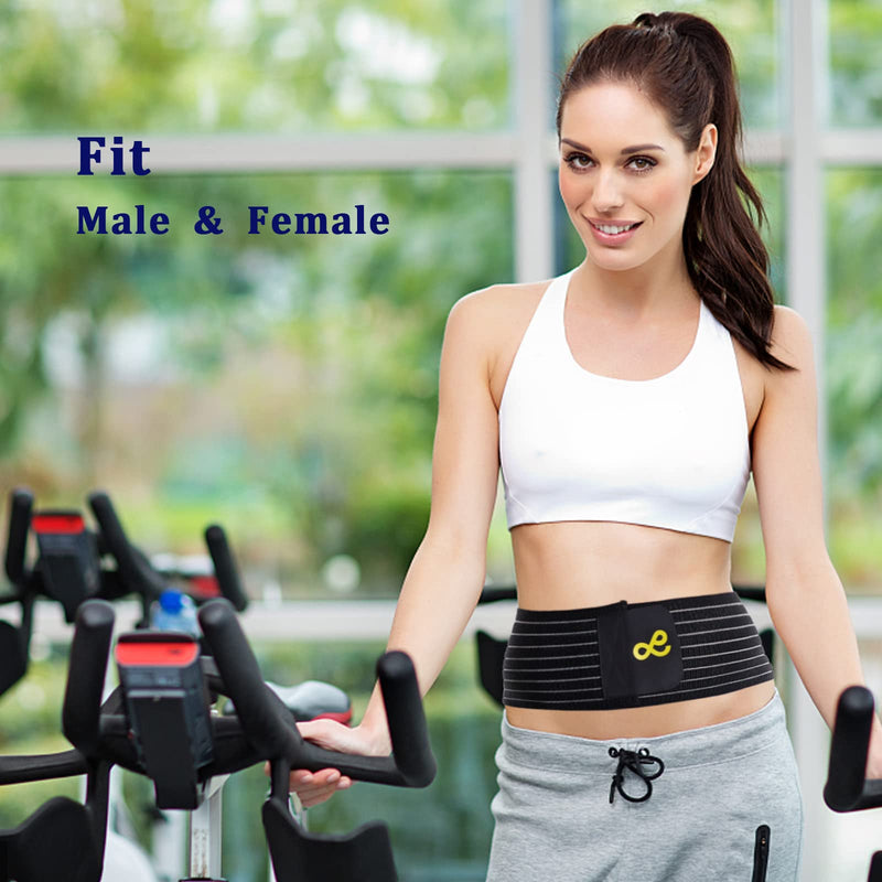 Umbilical Hernia Belt for Men and Women - Abdominal Support Binder with Compression Pad - Navel Ventral Epigastric Incisional and Belly Button Hernias Surgery Prevention Aid L - NewNest Australia