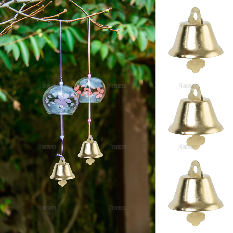 AUEAR, Mini Gold Liberty Jingle Bells for Craft Making Wind Chimes and Favor Decorating (60 Pack, 26 mm/1 inch) 60 Pack 1" - NewNest Australia