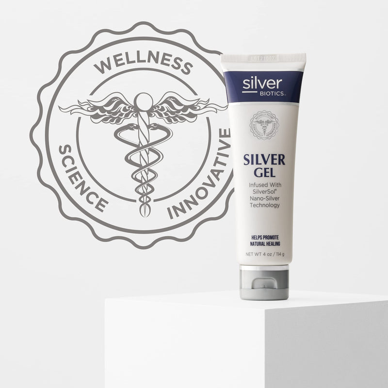 American Biotech Labs - Silver Biotics - Silver Gel - SilverSol Nano-Silver Infused Hydrogel - 4 oz. 4 Ounce (Pack of 1) - NewNest Australia