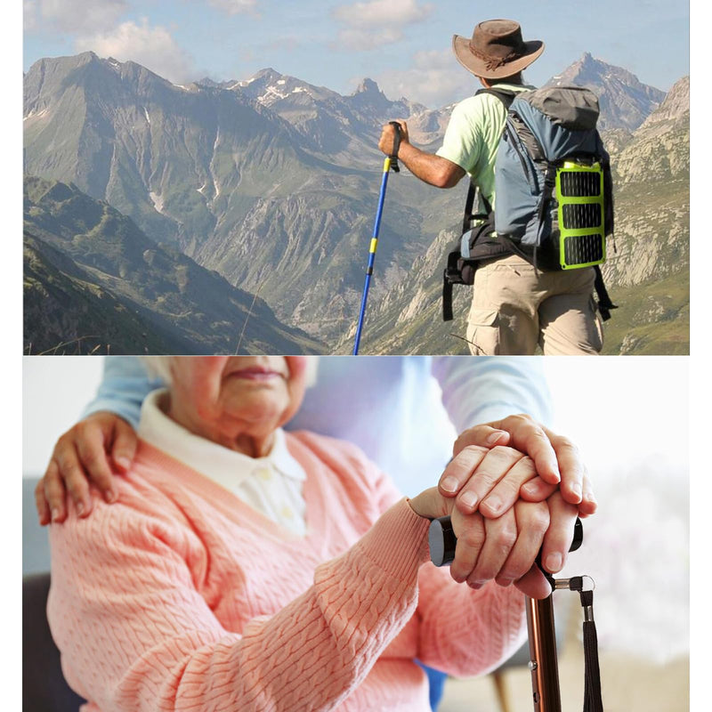 Walking Stick Wrist Strap, 2pcs Walking Stick Strap Wrist Loop For Walking Stick Accessories, Black Walking Stick Clip Strap, Walking Stick Holder Wrist Strap(Black) - NewNest Australia