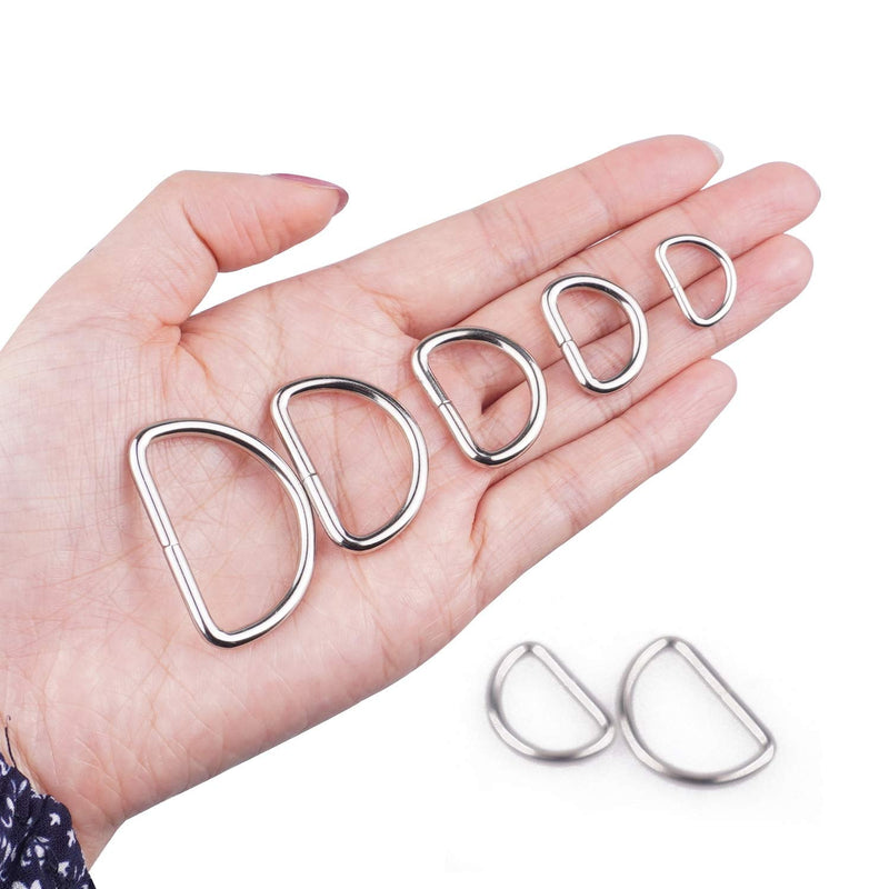 D Rings for Sewing, Metal D Ring - Set of 90 - NewNest Australia