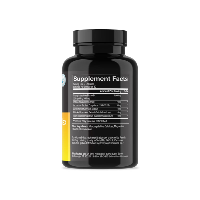 Dr. Emil Nutrition Total Gut Complex - Pre + Pro + Postbiotic Gut Health Nutritional Supplement for Women and Men - NewNest Australia