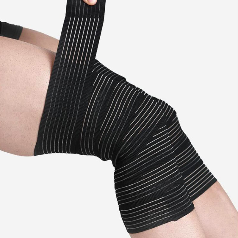 Pack of 2 knee bandages, knee support sports bandage, knee bandage strength sports, compressed knee bandage for arm, elbow, calf, hand, ankle, wrist, knee (180cm, 70 inches) Pack of 2 180cm - NewNest Australia