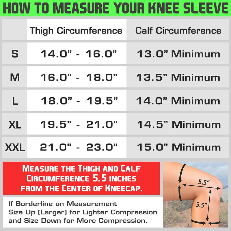 TechWare Pro Knee Compression Sleeve - Knee Braces for Knee Pain. Knee Sleeve with Side Stabilizers & Patella Gel Pads. Knee Brace for Working Out, Arthritis & Meniscus Tear. 5 Sizes. Single Pack Medium Black/Gray - NewNest Australia