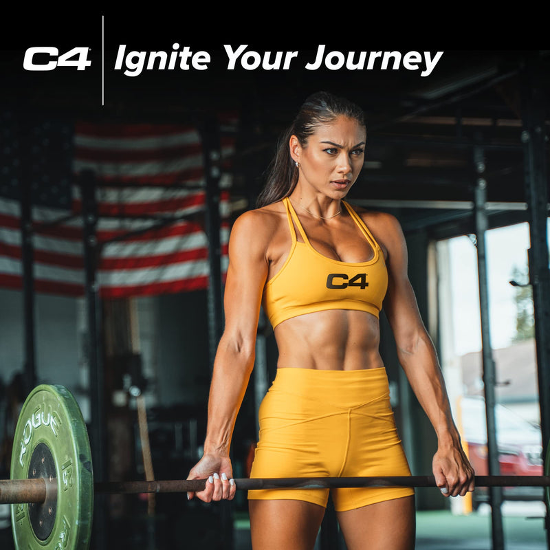 C4 Ripped Pre Workout Powder Raspberry Lemonade | Preworkout Energy Drink Supplement | 150mg Caffeine + Beta Alanine + Green Coffee Bean Extract for Men and Women | 30 Servings - NewNest Australia