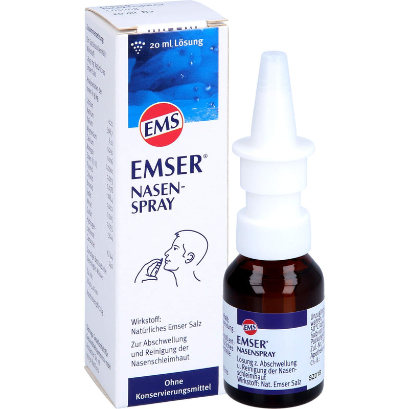 Emser nasal spray with natural Emser salt for children and adults - for allergies and colds - 20 ml - NewNest Australia