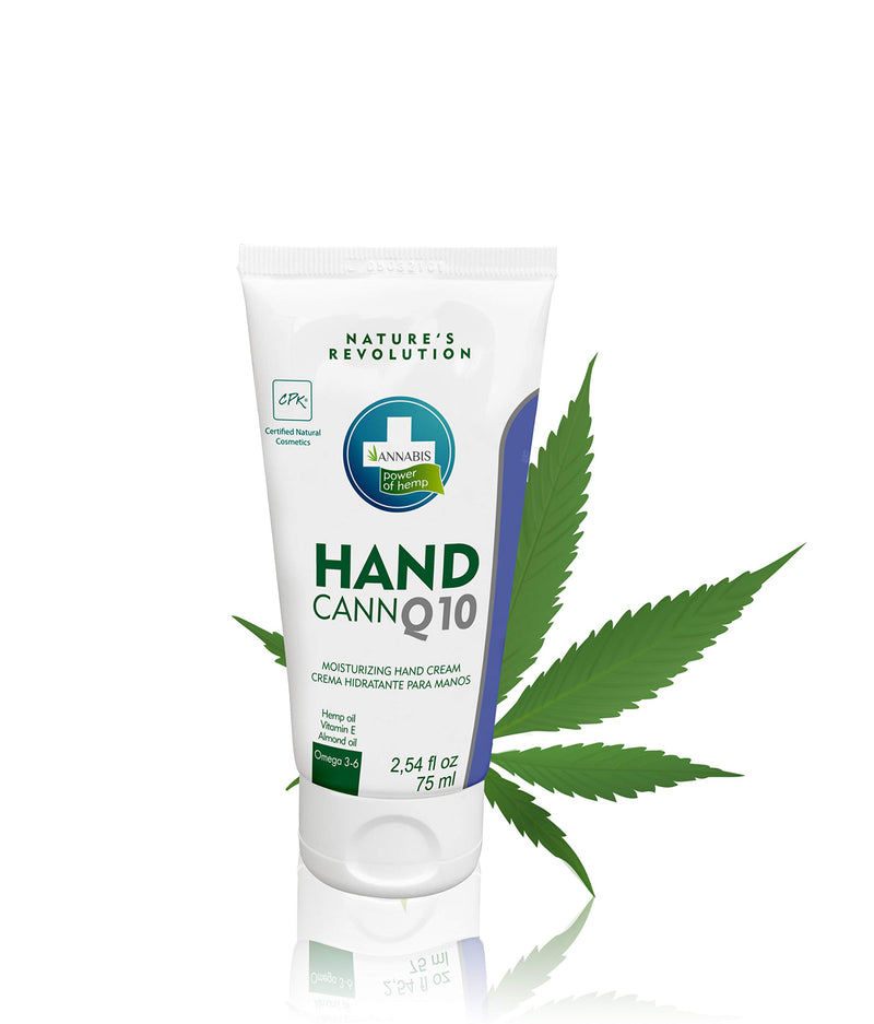 HANDCANN Q10 Hemp-Based Hand Regenerating Cream, 75 ml - NewNest Australia