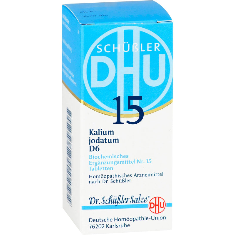 DHU potassium jodatum D6 biochemical supplement No. 15 - the mineral salt of the internal organs - environmentally friendly in a medicine jar, 200 tablets - NewNest Australia