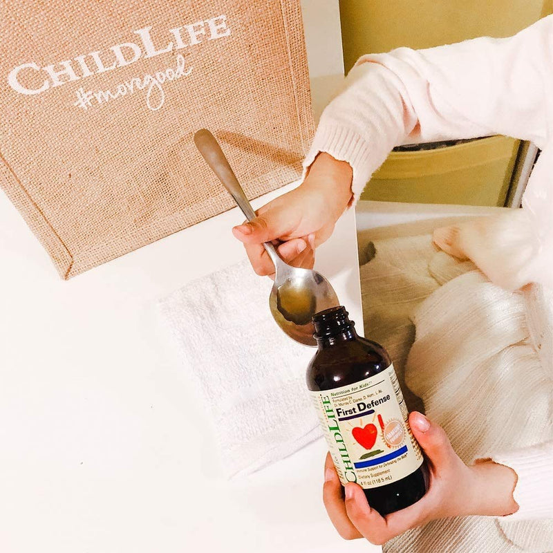 ChildLife Essentials Liquid Echinacea for Kids - Immune Booster for Kids, All-Natural, Gluten-Free, Allergen-Free, Kids Echinacea Drops - Natural Orange Flavor, 1-Ounce Bottle (Pack of 3) First Defense, Vitamin C, Echinacea - NewNest Australia