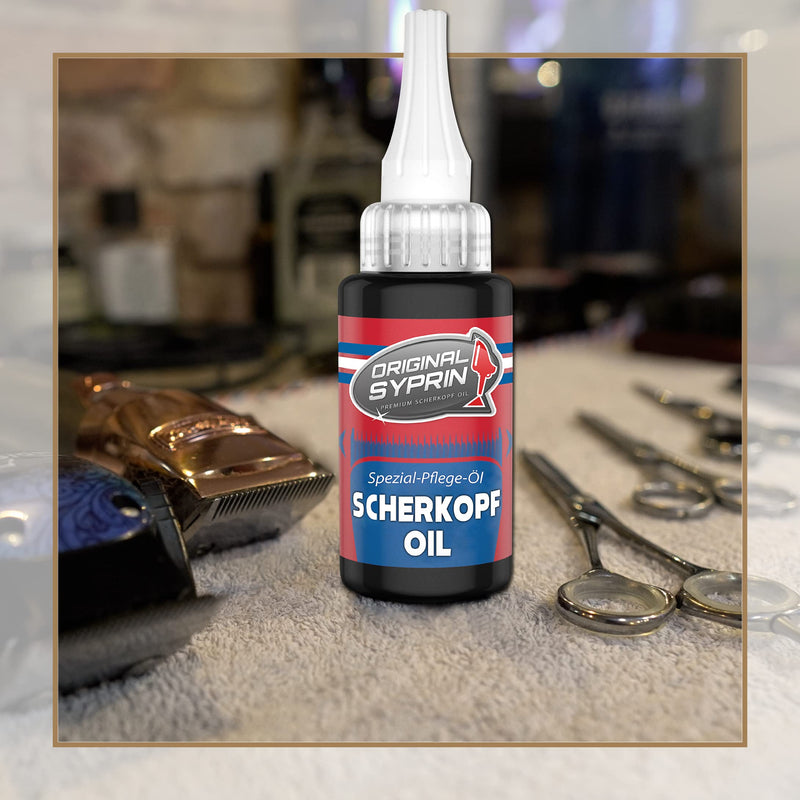 Original Syprin shaving head oil for hair clippers, hair clippers, razors, trimmers I shaving head oil, hairdressing supplies, shaving machine oil, precision mechanics oil, 1 x shaving head oil - NewNest Australia