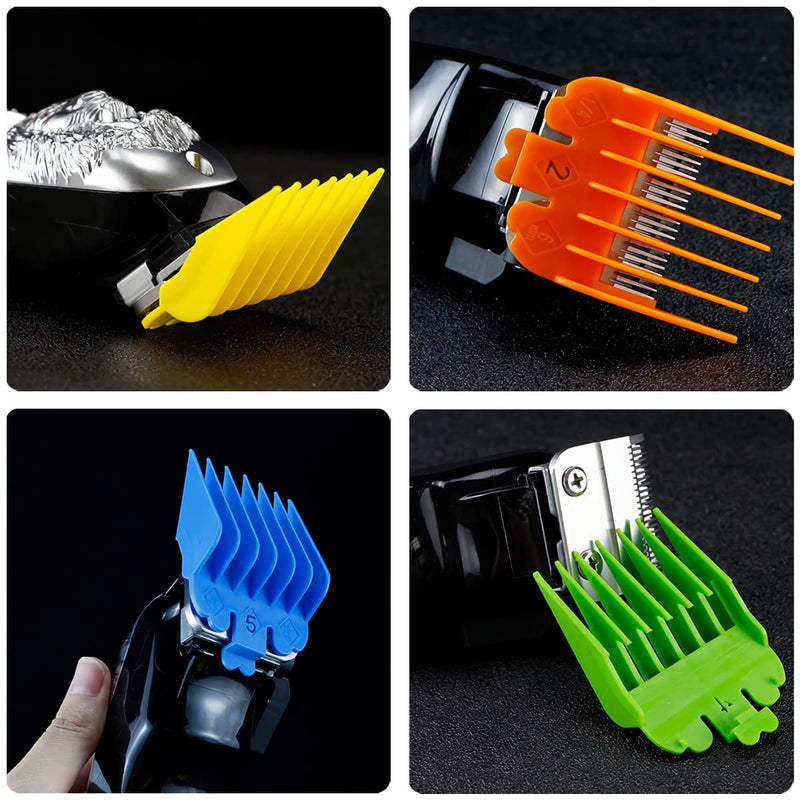 YUTOU Slide-on combs for clippers, 10 pieces hair clipper guide limit comb set - 1.5 mm to 25 mm hair trimmer attachments for choice hair clippers/trimmers for hairdresser salon tools - NewNest Australia