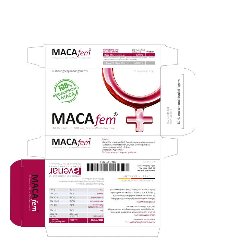 Maka® Menopause Capsules | Maca Capsules for Women | Monthly Pack of Vegetable, High Dosage, 20:1 Extract Laboratory Tested, No Additives - NewNest Australia