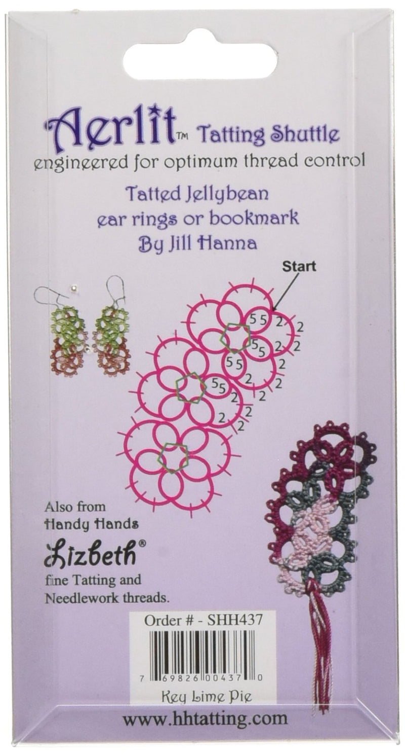 Handy Hands Aerlit Tatting Shuttle with 2 bobbins – SHH437, Key Lime Pie - NewNest Australia