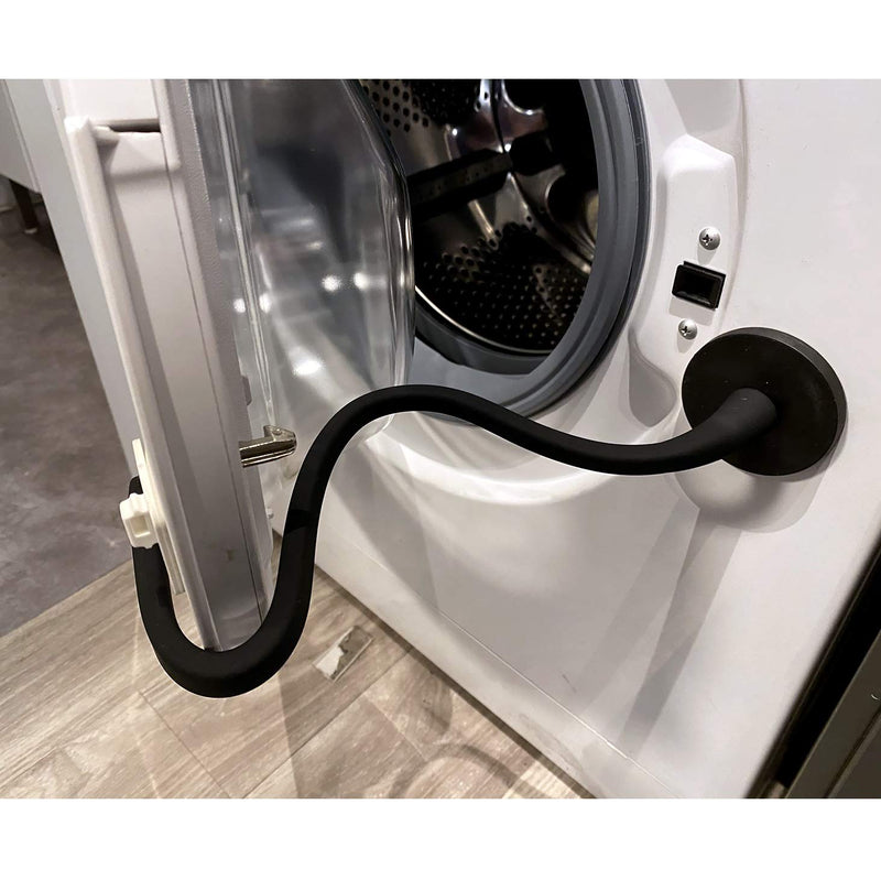 Spidfee Front Washer Door, Flexible Washer and Dryer Door Support Keep Washer Drying Door Open to Keep Dry - Black - NewNest Australia