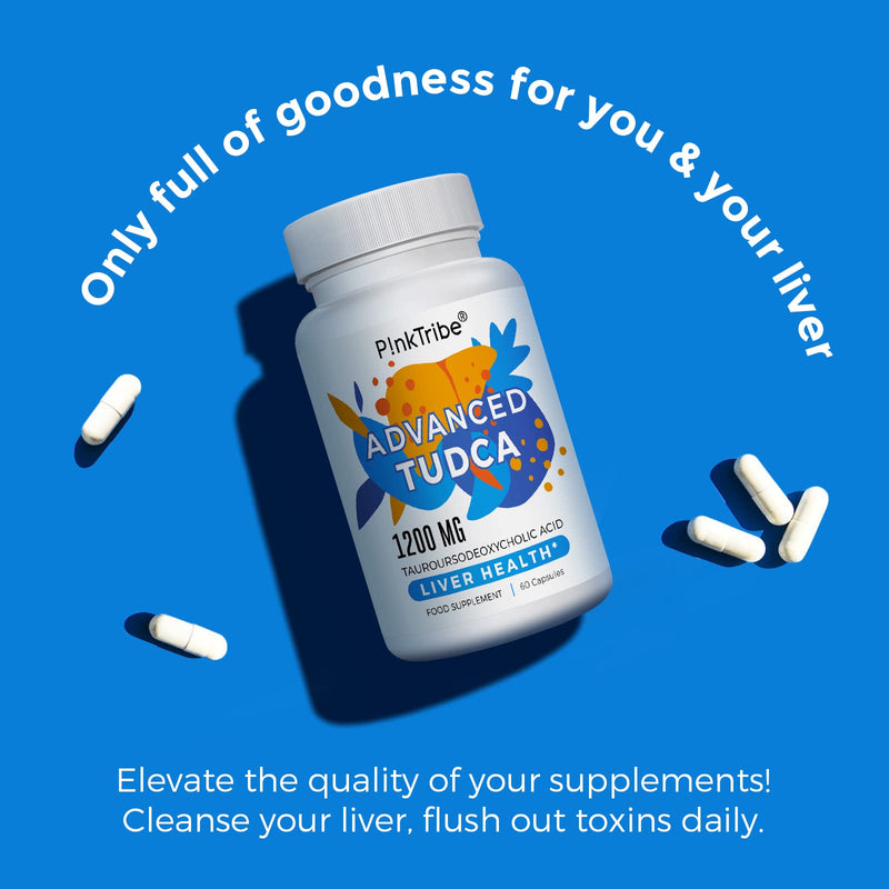 TUDCA Supplement 1200mg per serving, 60 capsules, Ultra Strength Tauroursodeoxycholic Acid, first-class quality 60 pieces (pack of 1) - NewNest Australia