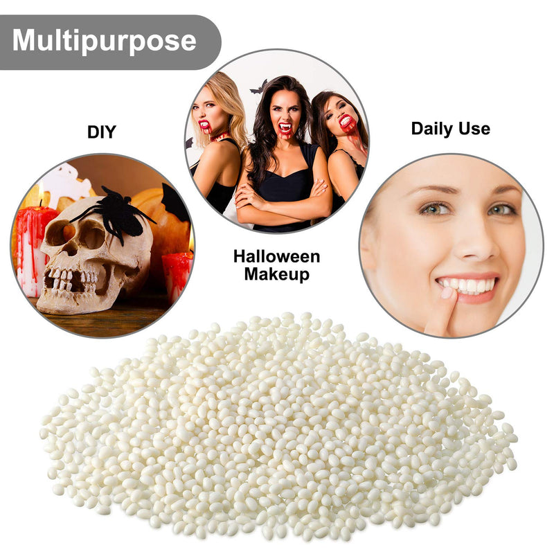 50 g Tooth Solid Gel Temporary Tooth Repair Set Thermal Fitting Bead Teeth Pellet Glue False Teeth for Halloween Mouth Guard Tooth Filling Repair Kit Missing Broken Tooth - NewNest Australia