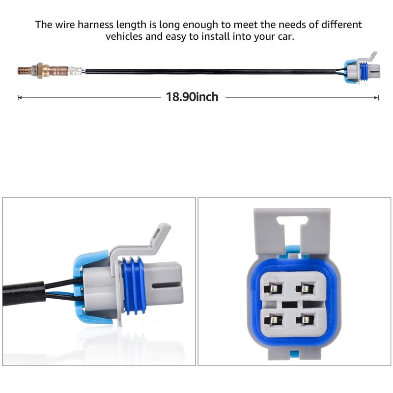Nifeida 234-4407 Oxygen O2 Sensor 2 Downstream Compatible with 02-07 Chevy Express Silverado Tahoe GMC Savana Sierra Yukon & 03-06 Hummer H2 Cadillac Escalade - NewNest Australia