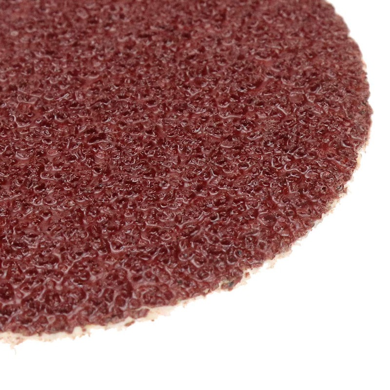 Sydien 100Pcs Red 2 Inch Sanding Discs 40Grit Dustless Hook and Loop Sandpaper for Random Orbital Sander - NewNest Australia