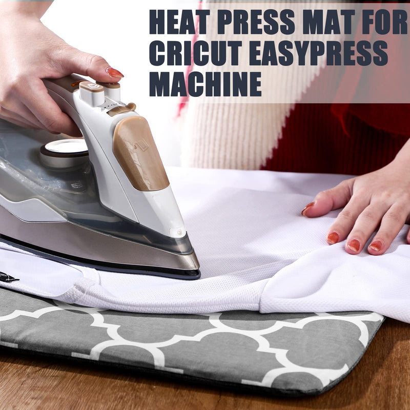 3 Pieces Heat Press Mat Compatible with Easypress / Easypress 2 Protective Resistant Mat Double Sides Applicable Ironing Insulation Mat for Heat Press Machines HTV Iron On Projects (Lantern Pattern) Lantern Pattern - NewNest Australia