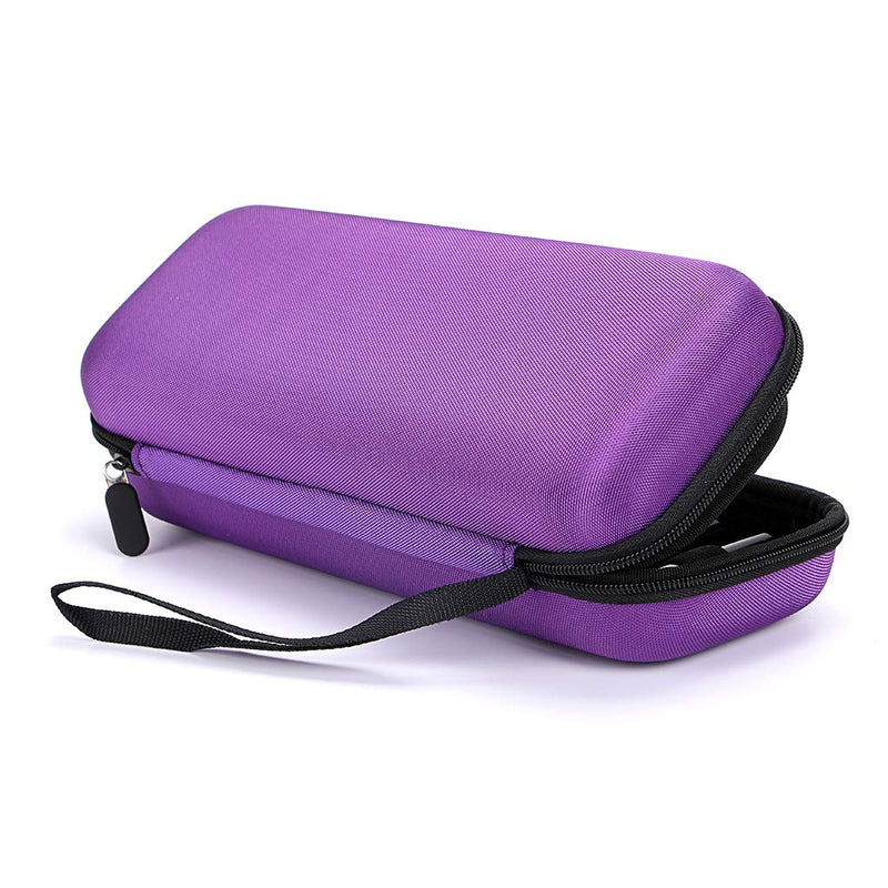 BTSKY 20 Bottles EVA Essential Oil Case, Can Hold 10ml, 10ml Rollers & 5ml - Durable Waterproof Hard Shell Essential Oils Carrying Case Nail Polish Storage Organizer, Purple (No Essential Oils) - NewNest Australia