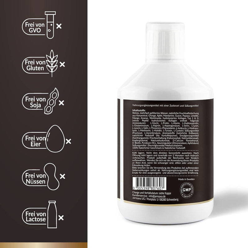 Eira Nutra Premium Collagen Complex / Collagen Drink With Liquid Collagen Liquid For Skin And Hair / Collagen Anti-Ageing Drink / 10,000 Mg Premium Collagen / 500 Ml - NewNest Australia