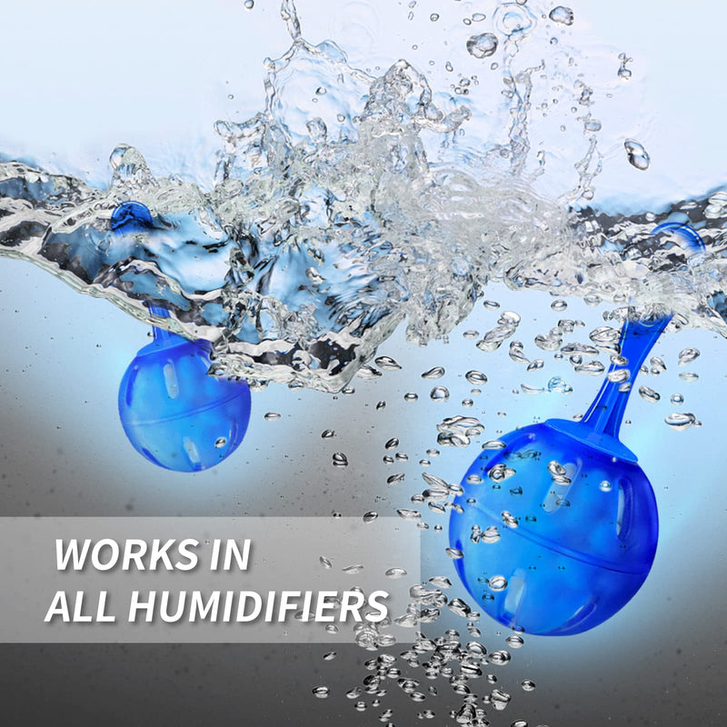 Leemone Humidifier Cleaner 12 Pack ，Demineralization Cleaning Ball，Works in All humidifiers and Fish Tanks，Purifies Water, Prevents Hard Water Build-Up，Eliminates White Dust and Odor… - NewNest Australia