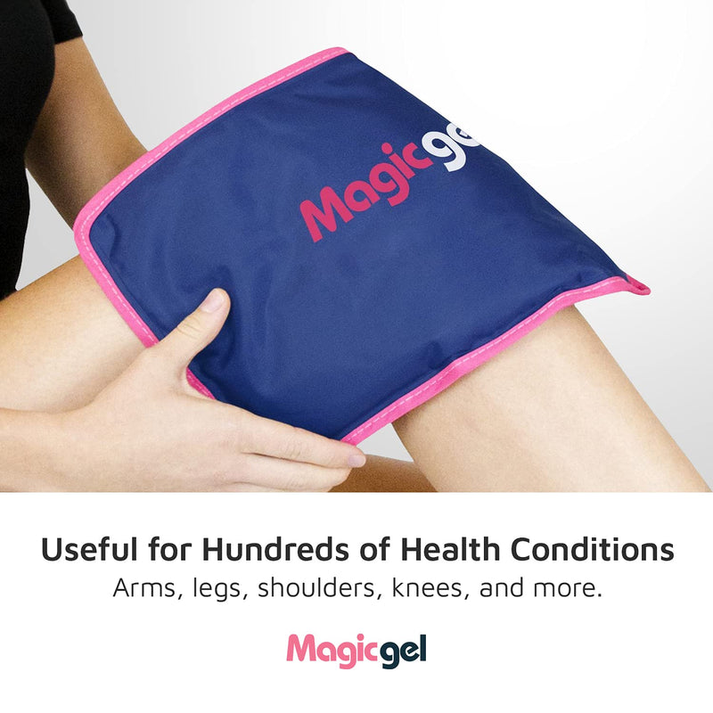 Premium Ice Pack (Reusable) - Gel Ice Pack for Icing Injuries, Pain Relief, Cold Compress for Reducing Swelling. Flexible. by Magic Gel 1 Count (Pack of 1) - NewNest Australia