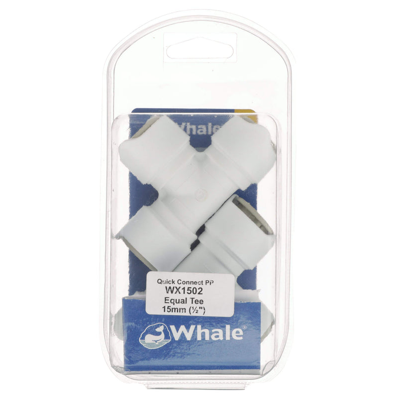 Whale Quick-Connect Plumbing Connector - Double-Gripper Design - for Hot and Cold Water Tee - NewNest Australia